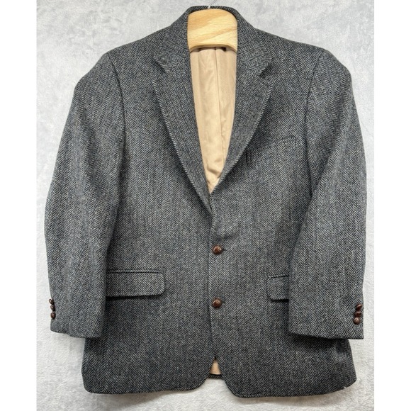 Orvis Other - Orvis Harris Tweed Sport Coat Handwoven‎ Wool Blazer Jacket Vintage Men's 42R